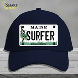 Surfer Maine Novelty License Plate Hat Cotton / Navy