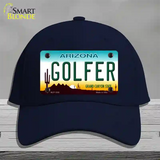 Golfer Arizona Novelty License Plate Hat Cotton / Navy