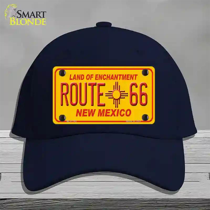 Route 66 New Mexico Novelty License Plate Hat Cotton / Navy