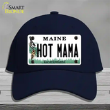 Hot Mama Maine Novelty License Plate Hat Cotton / Navy