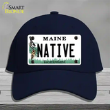 Native Maine Novelty License Plate Hat Cotton / Navy