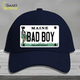 Bad Boy Maine Novelty License Plate Hat Cotton / Navy