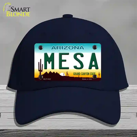 Mesa Arizona Novelty License Plate Hat Cotton / Navy