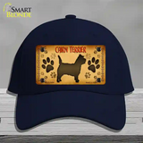 Cairn Terrier Novelty License Plate Hat Cotton / Navy