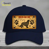 Cavalier King Charles Spaniel Novelty License Plate Hat Cotton / Navy