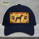 Great Dane Novelty License Plate Hat Cotton / Navy