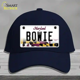 Bowie Maryland Novelty License Plate Hat Cotton / Navy