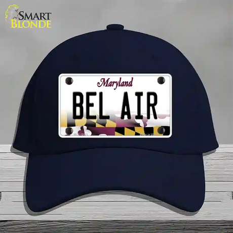 Bel Air Maryland Novelty License Plate Hat Cotton / Navy