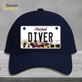 Diver Maryland Novelty License Plate Hat Cotton / Navy