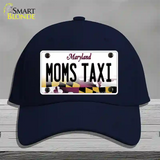 Moms Taxi Maryland Novelty License Plate Hat Cotton / Navy