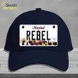 Rebel Maryland Novelty License Plate Hat Cotton / Navy