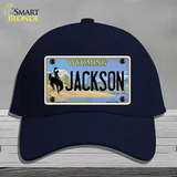 Jackson Wyoming Novelty License Plate Hat Cotton / Navy