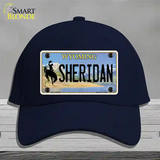 Sheridan Wyoming Novelty License Plate Hat Cotton / Navy