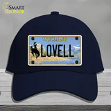 Lovell Wyoming Novelty License Plate Hat Cotton / Navy