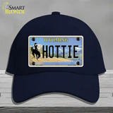 Hottie Wyoming Novelty License Plate Hat Cotton / Navy