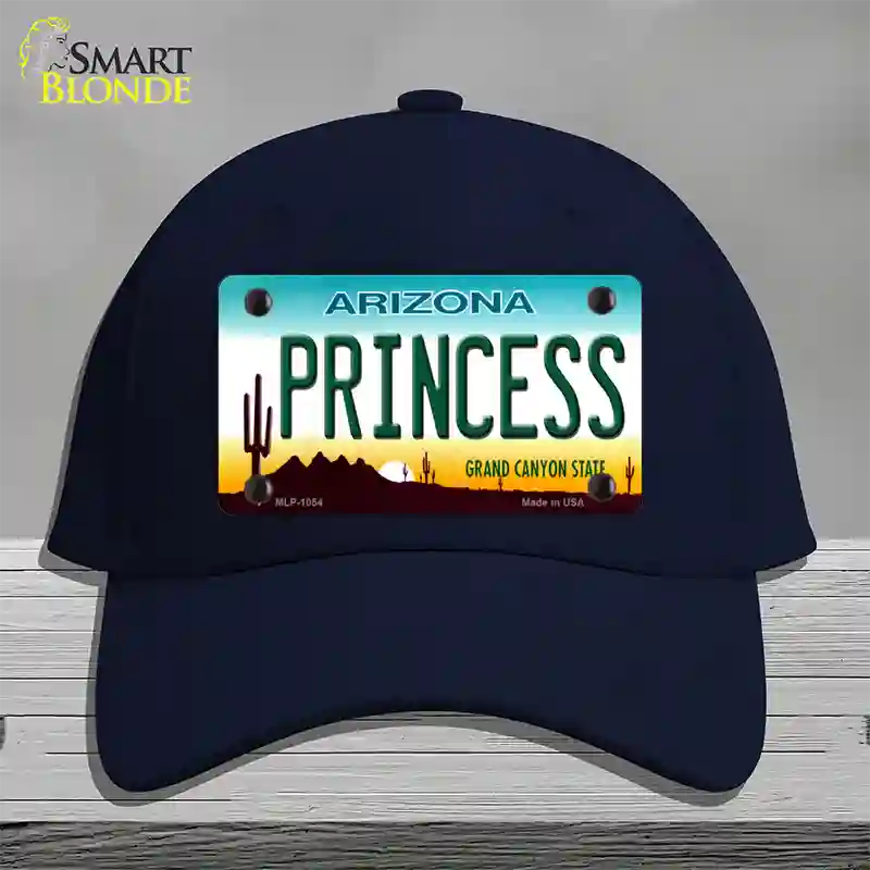 Princess Arizona Novelty License Plate Hat Cotton / Navy