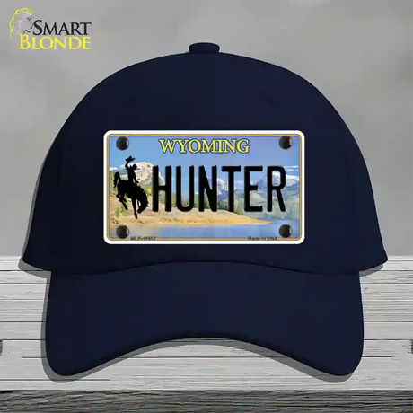 Hunter Wyoming Novelty License Plate Hat Cotton / Navy