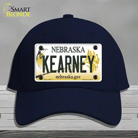 Kearney Nebraska Novelty License Plate Hat Cotton / Navy