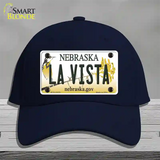 La Vista Nebraska Novelty License Plate Hat Cotton / Navy