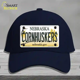 Cornhuskers Nebraska Novelty License Plate Hat Cotton / Navy