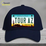 Tour Az Novelty License Plate Hat Cotton / Navy