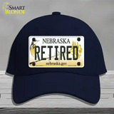 Retired Nebraska Novelty License Plate Hat Cotton / Navy