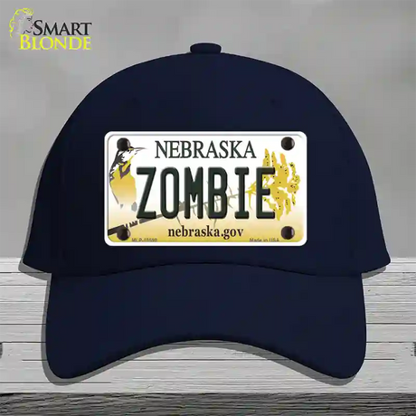 Zombie Nebraska Novelty License Plate Hat Cotton / Navy