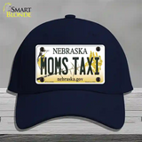 Moms Taxi Nebraska Novelty License Plate Hat Cotton / Navy