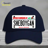 Sheboygan Wisconsin Novelty License Plate Hat Cotton / Navy