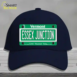 Essex Junction Vermont Novelty License Plate Hat Cotton / Navy