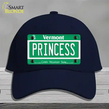 Princess Vermont Novelty License Plate Hat Cotton / Navy