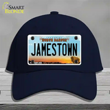 Jamestown North Dakota Novelty License Plate Hat Cotton / Navy