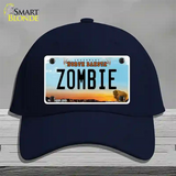 Zombie North Dakota Novelty License Plate Hat Cotton / Navy