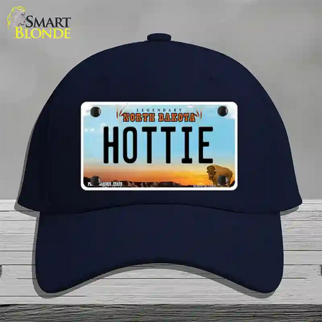 Hottie North Dakota Novelty License Plate Hat Cotton / Navy