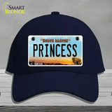 Princess North Dakota Novelty License Plate Hat Cotton / Navy