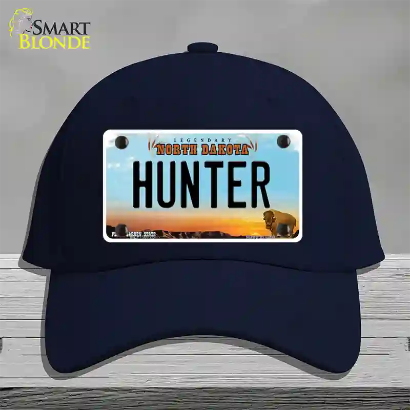 Hunter North Dakota Novelty License Plate Hat Cotton / Navy