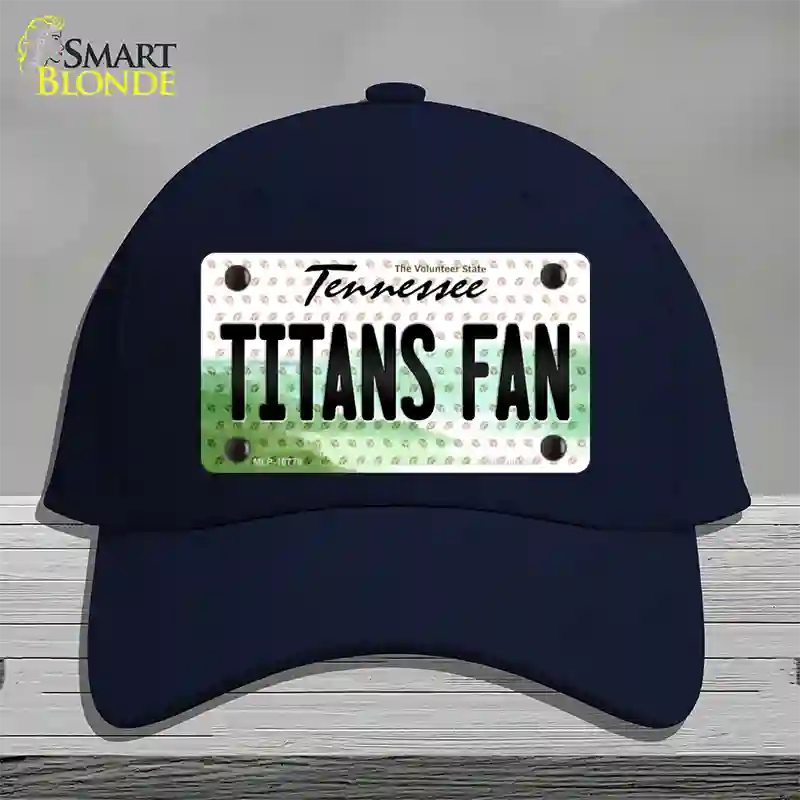 Titans Fan Tennessee Novelty License Plate Hat Cotton / Navy