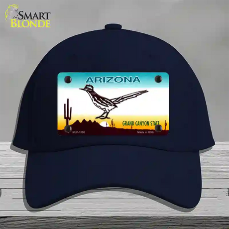 Roadrunner Arizona Novelty License Plate Hat Cotton / Navy