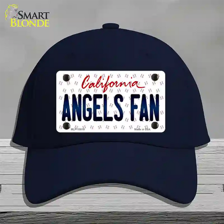 Angels Fan California Novelty License Plate Hat Cotton / Navy