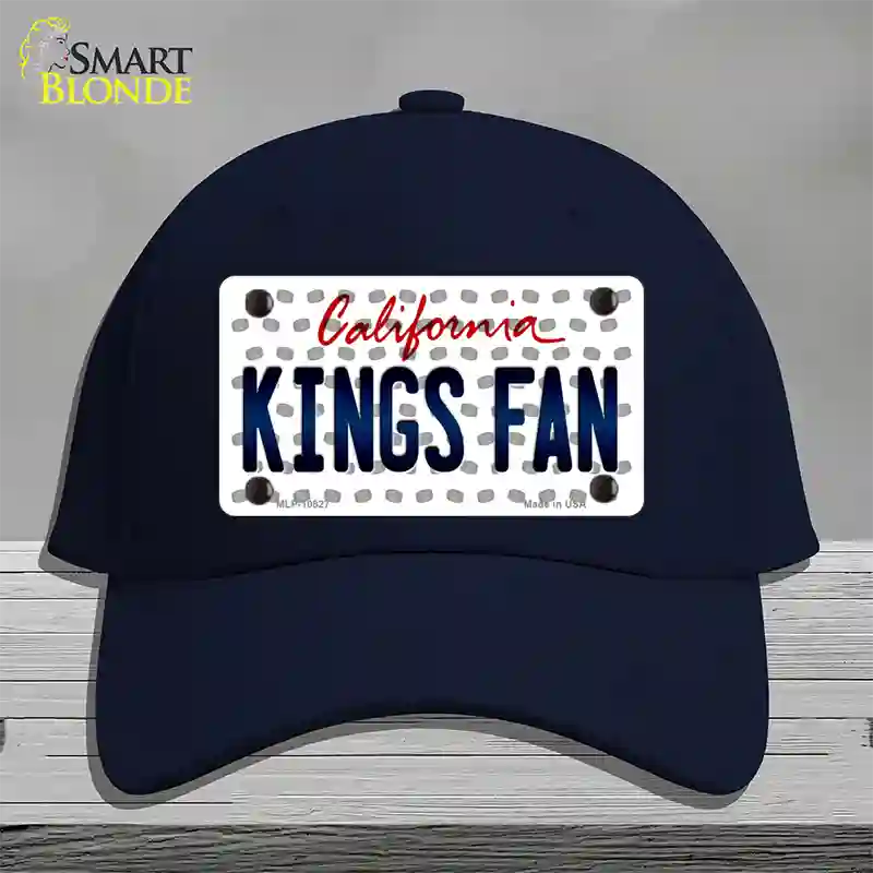 Kings Fan California Novelty License Plate Hat Cotton / Navy