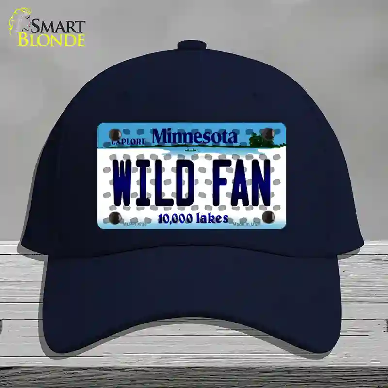 Wild Fan Minnesota Novelty License Plate Hat Cotton / Navy