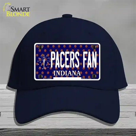 Pacers Fan Indiana Novelty License Plate Hat Cotton / Navy