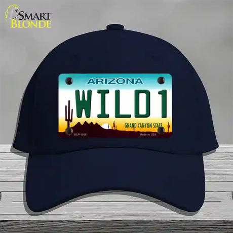 Wild 1 Arizona Novelty License Plate Hat Cotton / Navy