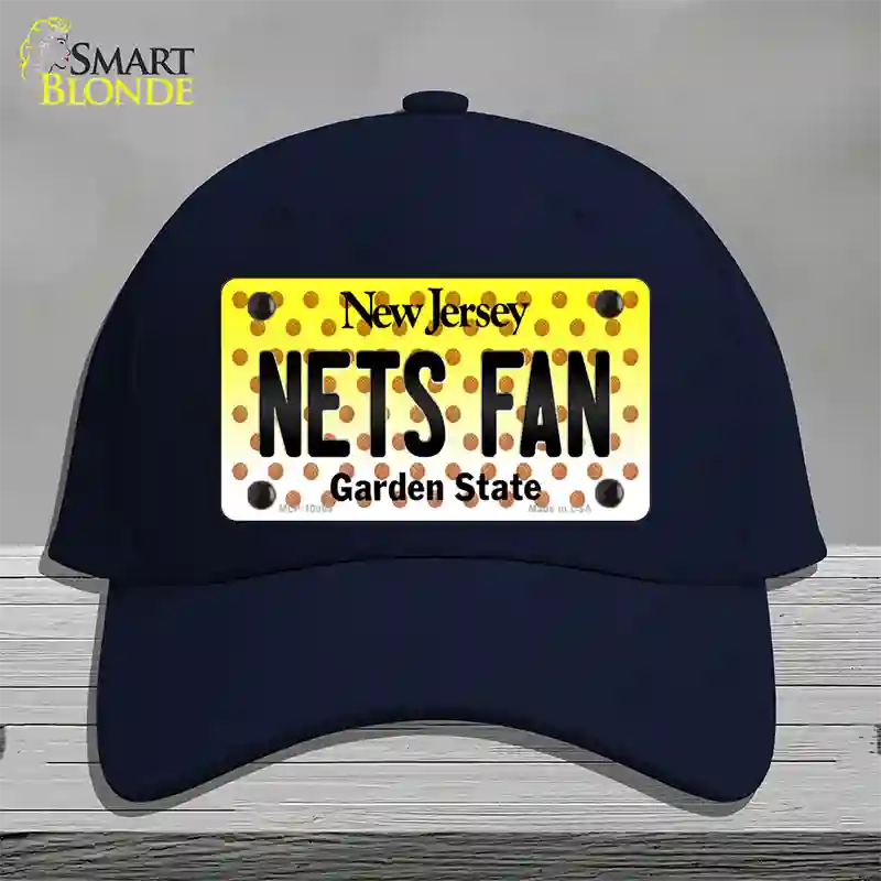 Nets Fan New Jersey Novelty License Plate Hat Cotton / Navy