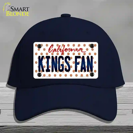 California Kings Fan Novelty License Plate Hat Cotton / Navy