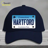 Hartford Connecticut Novelty License Plate Hat Cotton / Navy