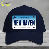 New Haven Connecticut Novelty License Plate Hat Cotton / Navy