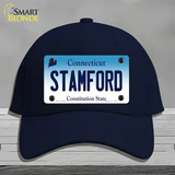 Stamford Connecticut Novelty License Plate Hat Cotton / Navy