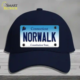 Norwalk Connecticut Novelty License Plate Hat Cotton / Navy