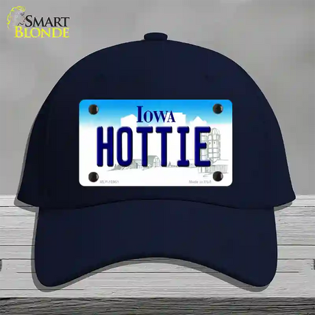 Hottie Iowa Novelty License Plate Hat Cotton / Navy